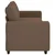 Vidaxl Trosed kavč rjav 220x77x82 cm blago