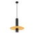 Sollux SL.1883 - Luster na sajli PELTA 1xGU10/10W/230V crna/žuta
