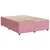vidaXL Box spring postelja z vzmetnico roza 140x190 cm žamet