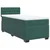 Vidaxl Box spring postelja z vzmetnico temno zelena 90x200 cm žamet