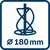 Bosch Mešalica GRW 18-2 E + Korpa za mešanje sa prečnikom 160 mm 06011A8000
