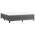 shumee Box spring postelja z vzmetnico siva 180x200 cm umetno usnje