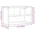 TV ormarić boja hrasta 60x31x39,5 cm konstruirano drvo i metal