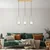 Opviq Luster Mudoni-Mr-936-1, 70x15x115cm, IP20, Belo-zlatne boje