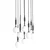 Open Design OR85341 - Luster na sajli ERO 8xG9/8W/230V crna