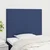 Vidaxl Vzglavje postelje modro 100x5x118/128 cm blago