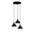 Opviq Luster Varzan-10861, 44x44x117 cm, 3xE27, Crni