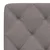 vidaXL Blazina za vzglavje taupe 100 cm blago