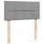 Vidaxl Box spring postelja z vzmetnico svetlo siva 90x190 cm blago