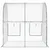 Staklenik s okvirom 160 x 200 x 192,5 cm PVC *Transparent*an