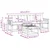 Set vanjskih sofa s jastukom 5 pcs Bijela i krem