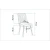 Hanah Home Trpezarijska stolica Vina 1005, 47x90x44 cm, Bež