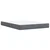 Vidaxl Box spring posteljni z vzmetnico temno siv 140x190 cm žamet