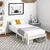 Homestar Posteljni okvir 208x96x70 cm bel