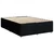 Vidaxl Box spring posteljni z vzmetnico črn 140x190 cm blago