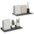 Lebdeća polica Zidne 2 pcs Antracit 40 x 18 x 2,5 cm Čelik