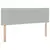 Krevet s od storage Svijetlo siva 140 x 200 cm Baršun