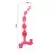 Analne kuglice Bendy Twist, 20cm, Roze