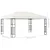 Vidaxl Paviljon 3x4 m krem blago
