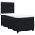 Vidaxl Box spring postelja z vzmetnico črn 90x190 cm žamet