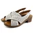 Mona Shoes Ženske sandale, Kožne, Bele