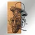 Wallity Zidna dekoracija Chopper 1, 36 x 57,5 cm, Crna