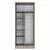 Hanah Home BA290 ormar 90 × 210 × 57,5 cm, peščana