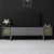 HANAH HOME TV polica Gold Line Anthracite Gold