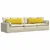 Jastučići za sofu 2 pcs Žuta 120 x 40 cm Kordura tekstil