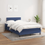 vidaXL vidaXL Box spring postelja z vzmetnico modra 120x190 cm blago, (21111749)