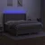 Vidaxl Box spring postelja z vzmetnico LED taupe 180x200 cm blago