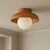 Opviq zidna lampa Hant-T, 1 × G9, hrast / bela