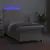 Krevet box spring s madracem LED krem 90x190 cm od umjetne kože