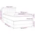 shumee Box spring postelja z vzmetnico črna 90x200 cm blago