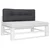 Jastuk za palete antracit 120 x 40 x 12 cm od tkanine