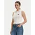 Tommy Jeans Top z naramnicami  temno modra / rdeča / bela
