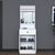 Hanah Home Komoda za hodnik P6 3293, 60x182.8x35.5 cm, Bela