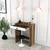 Hanah Home Sto za šminkanje Lizbon, 70x40x84.7 cm, Orah-beli