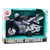Dirkalni motor Lean Toys, naprava, luči, zvoki, črno-moder