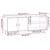 Vidaxl TV omarica medeno rjava 105x34x40 cm trdna borovina