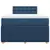 vidaXL vidaXL Box spring postelja z vzmetnico moder 120x200 cm blago, (21291605)