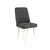 HANAH HOME Trpezarijska stolica Vina Sandalye Anthracite White