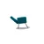 Atelier del Sofa Fotelja za ljuljanje Kono Petrolej