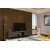 HANAH HOME TV polica Line Anthracite Gold