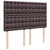vidaXL vidaXL Box spring postelja z vzmetnico temno rjava 140x200 cm blago, (21310393)