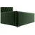 Boxxx OBLAZINJENA POSTELJA 140 cm x 200 cm , tekstil temno zelena