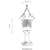 Opviq Spoljna zidna lampa BSU-68186-BSY-M3-K, 60 cm, IP65, E27, 40W, Crna