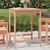 Vidaxl Vrtna miza 82,5x82,5x110 cm trden les douglas