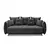 Atelier del Sofa Trosed na razvlačenje Puffy, 235 x 95 x 98 cm, Antracit