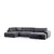 Atelier del Sofa Ugaona garnitura Enjoy Chl-O3-2R, 180x405x150 cm, Antracit